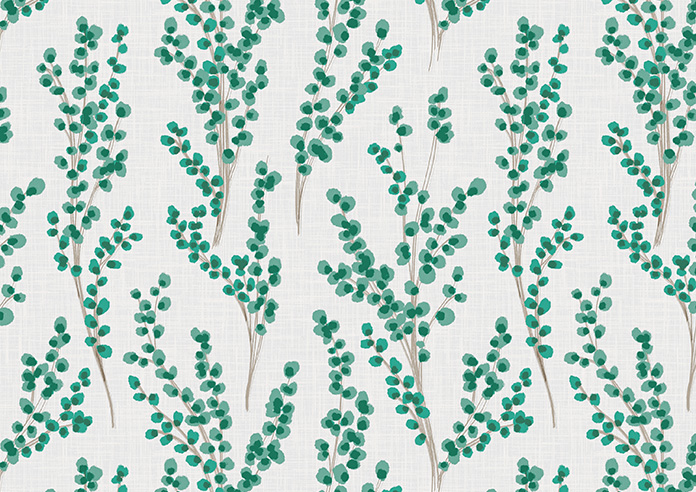 Willow Field, Peacock - Roller Blind - Image 6